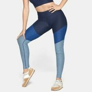 OV 7/8 Tri-Tone Leggings Navy/Deep Sea/Mist